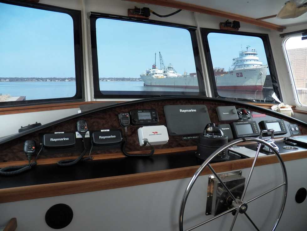 Pilot house of the W.G. Jackson